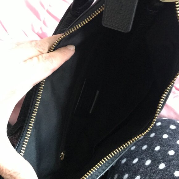 Coach Leather black purse - Picture 1 of 4